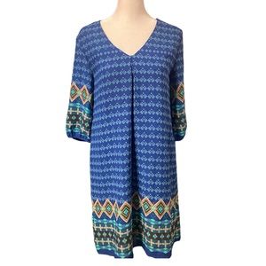 Everly Geometric Print Dress/Tunic Size M